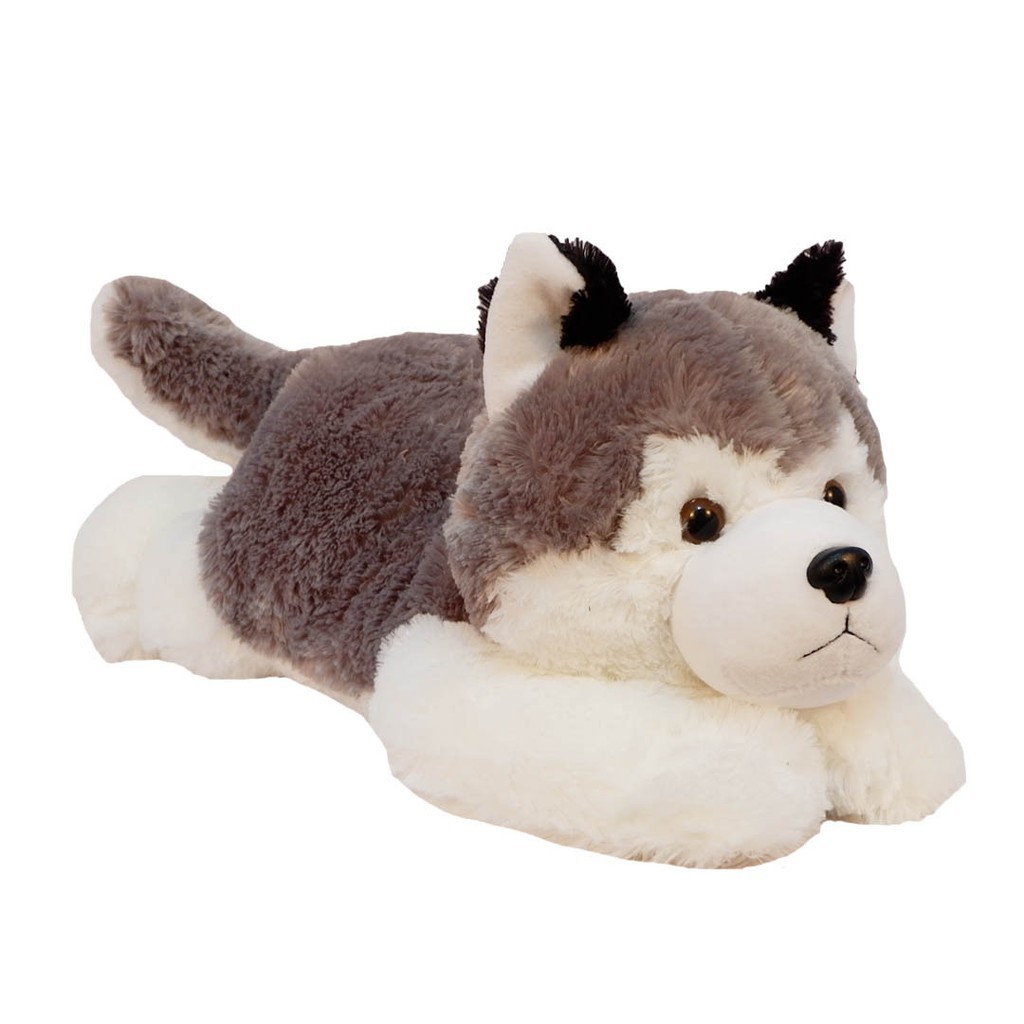 Bantal & Boneka Lucu Boneka Anjing Husky Istana Boneka Ly Little Husky 15inch