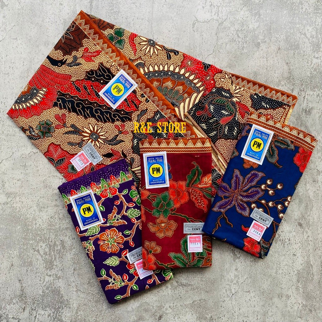 PROMO  Kain Batik Murah Kain Panjang Batik Kain PM Pulau Mas Cap Cent Jarik Batik Samping Kebat