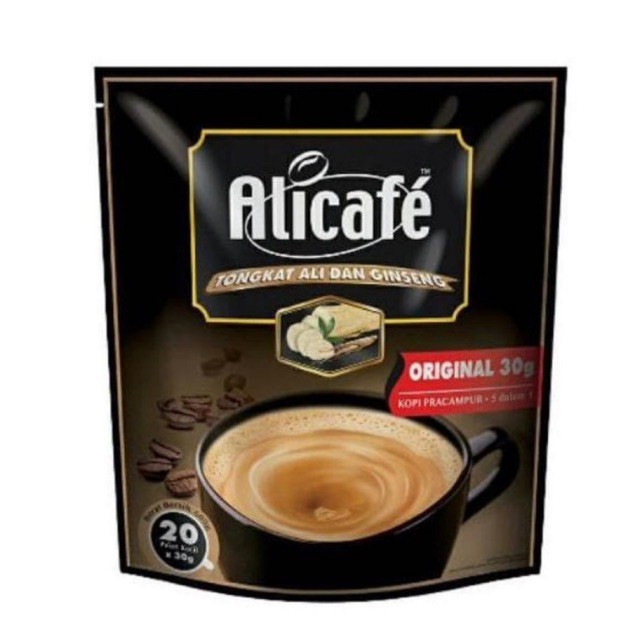 

PROMO - Alicafe Tongkat Ali Dan Ginseng saset 30gramX20 - Terlaris