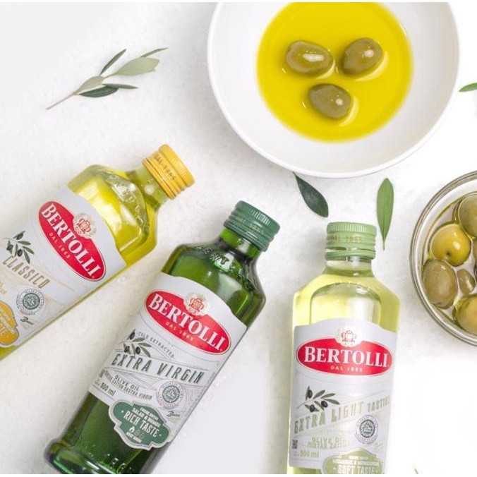 

Bertolli Extra Virgin Olive Oil / Minyak Zaitun Murni 500 Ml Best Sell Original Dan Terpercaya