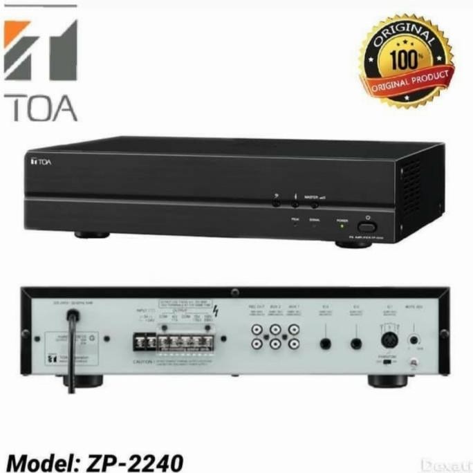 POWER AMPLIFIER TOA ZP 2240 POWER AMPLI TOA ZP2240 240 WATT ORIGINAL