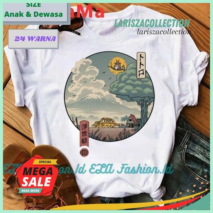 KAOS PREMIUM  BONEKA TOTORO STUDIO GHIBLI MIYAZAKI HAYAO MY NEIGHBOR TOTORO ANAK DEWASA MURAH TERJAM