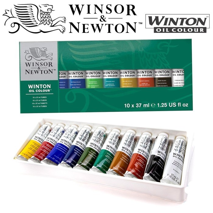 

TERBARU Winsor & Newton 10x37ml Winton Starter Set. Oil Color. Cat minyak. PROMO!