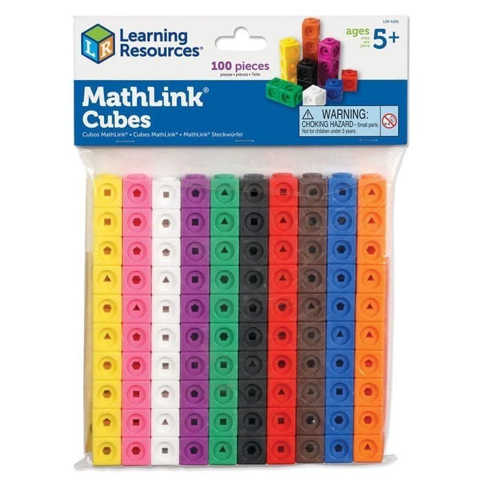 

TERBARU Learning Resources Math link Cube, Set of 100 cubes BISA GRAB!