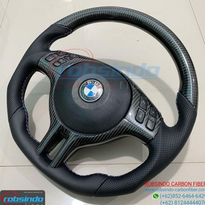 stir setir steering wheel BMW e46 carbon