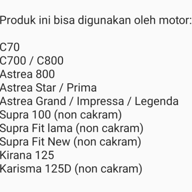 RUJI/JARI-JARI SET DEPAN BELAKANG ASTREA STAR PRIMA GRAND LEGENDA ORI
