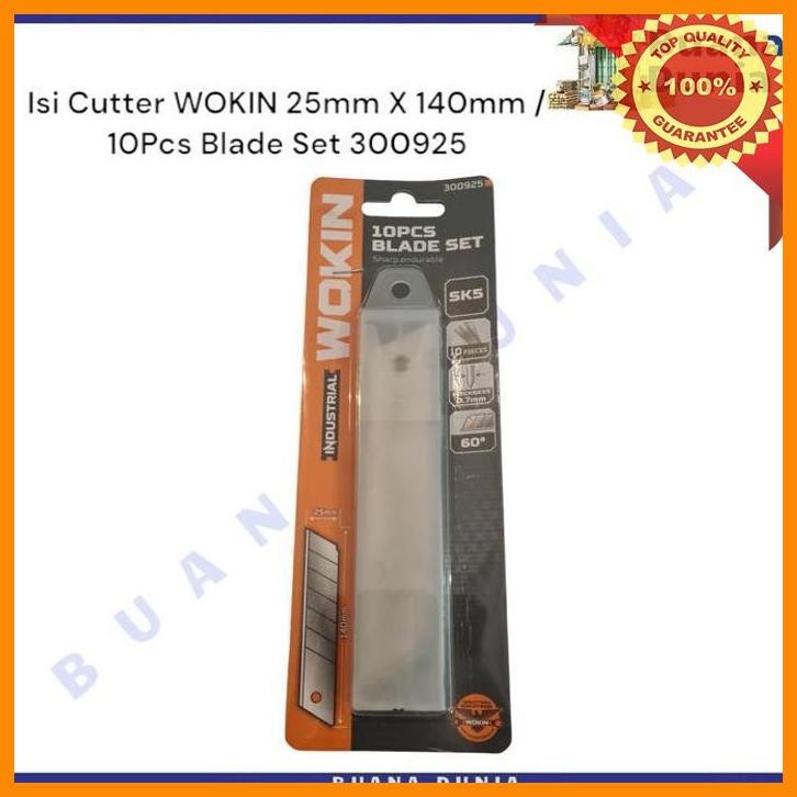 

(BUAN) ISI CUTTER WOKIN | 10PCS BLADE SET | ISI ULANG PISAU CUTTER | ISI PISAU CUTER | REFILL CUTTER