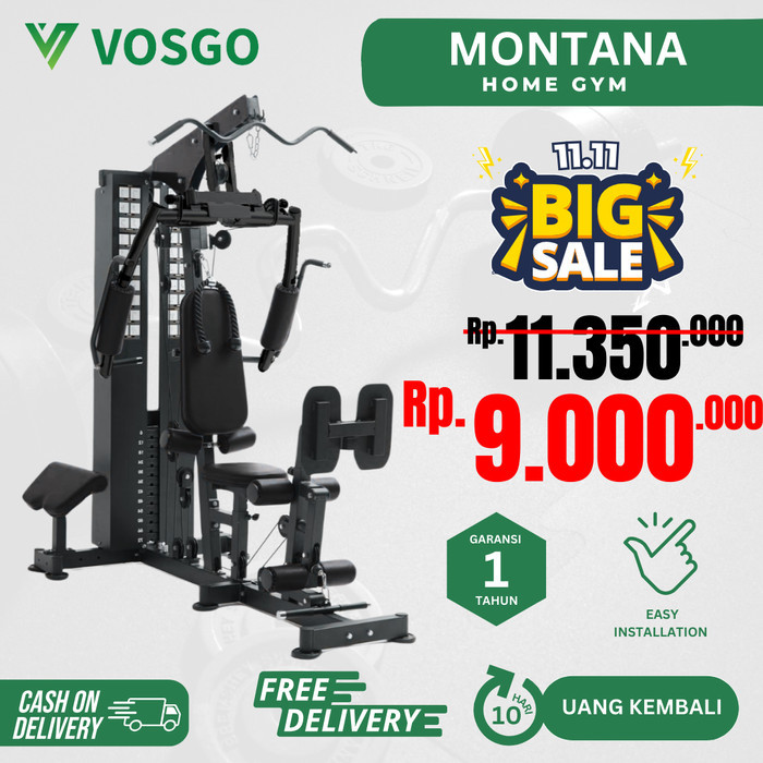 Best Seller Alat Fitness Homegym 1 Sisi Montana Vosgo