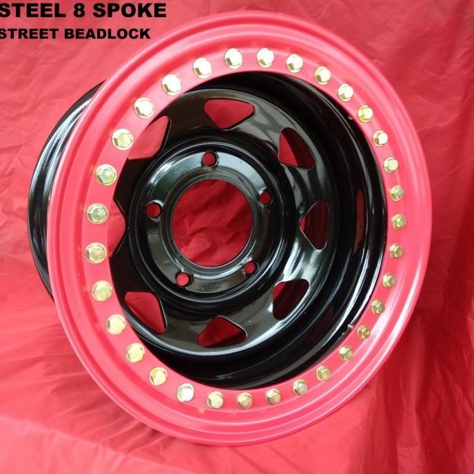 Velg Besi Street Beadlock 8 Spoke Ring 15 Mahindra Bolero Bongo TATA