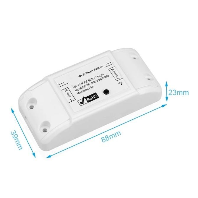 

Terbaru On Off Mini Wifi Switch Light 10A 220V Ios Android Smart Home