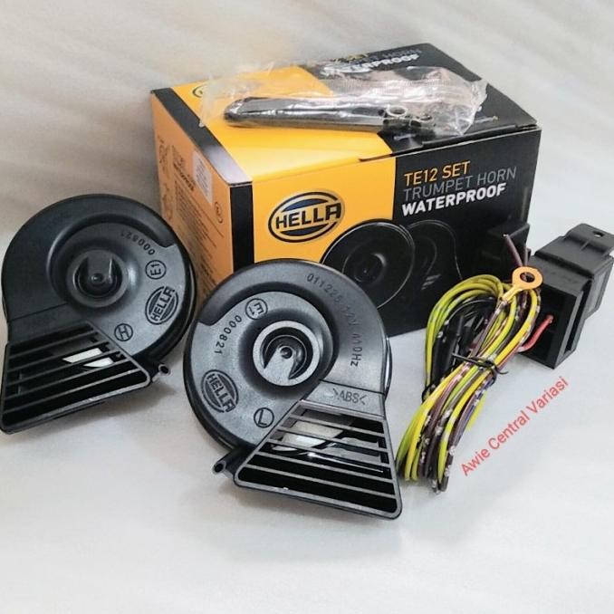 KLAKSON KEONG HELLA WATERPROOF 12V MOBIL MOTOR xmax nmax pcx Ninja CBR