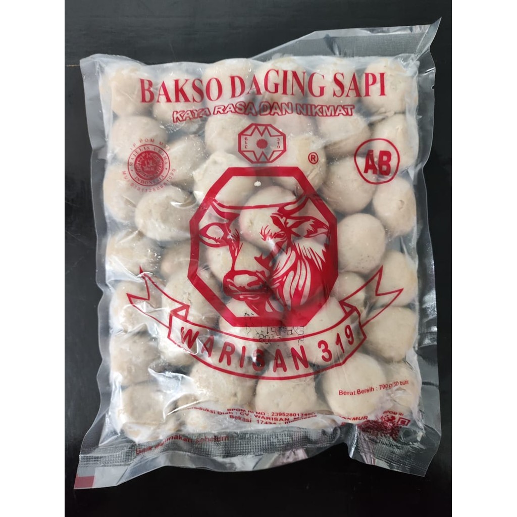 

Bakso Warisan AB Polos isi 50
