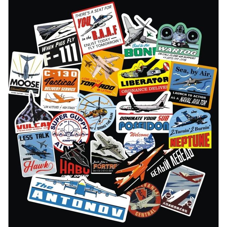 

Sale Airlines Vintage Sticker / Rimowa Sticker Pack / Retro Pilot Sticker