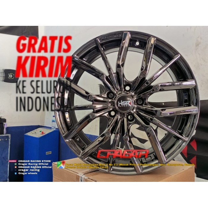 Velg Lv Hsr Ring 18 Chrome - Almaz Cortez Vellfire Voxy Innova Dll