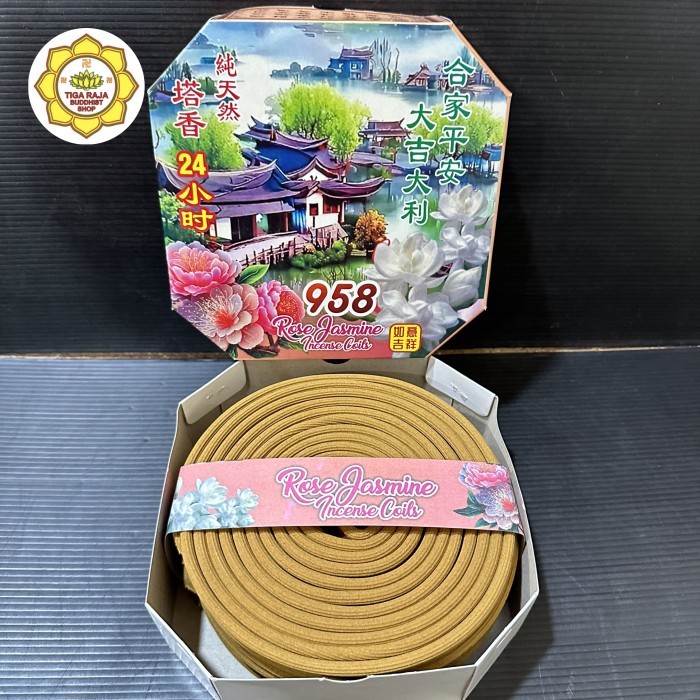 Dupa/Hio Lingkar Rose Jasmine 24 Jam 10 Keping Impor