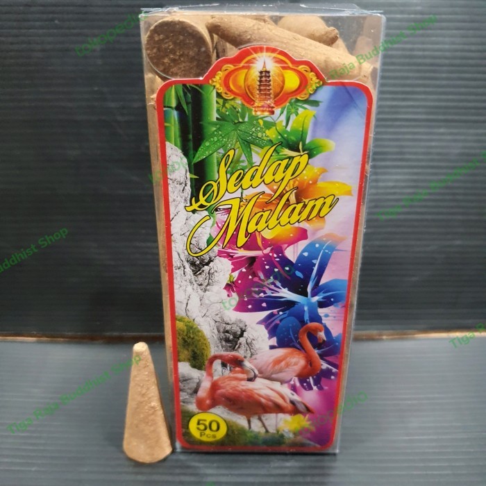 Hio Dupa Kerucut Wangi Kencang Premium Mika Isi 50 Pcs Sedap Malam