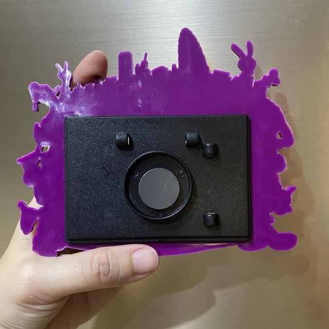 Frame foto tempelan kulkas/magnet Hongkong disneyland H85S