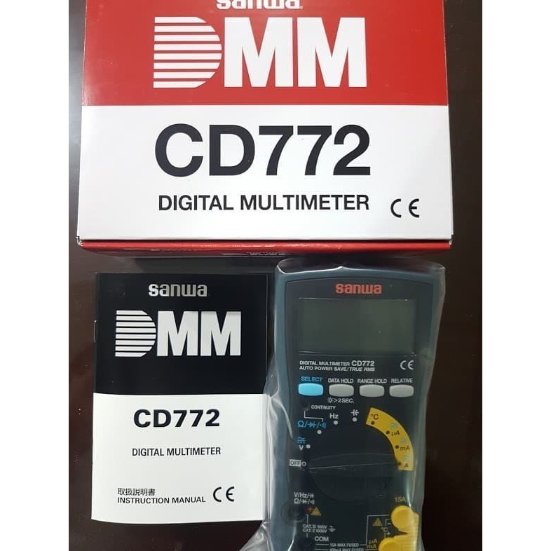 Jual Digital Multimeter Sanwa Cd772 / Sanwa Cd772 Multimeter Digital