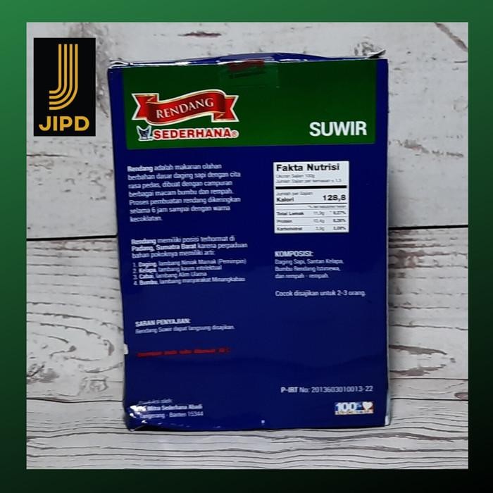 

Rendang Suwir Daging Sapi Sederhana Halal 119