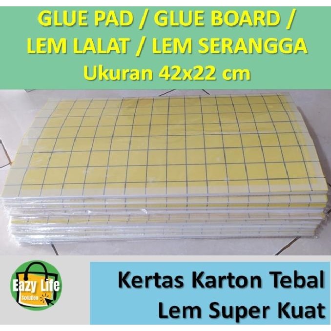 

GLUE PAD | GLUE BOARD | LEM LALAT FLY CATCHER 1 PACK (10 LEMBAR)