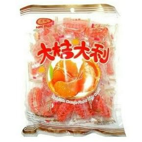 

Lm - Jelly Jeruk Mandarin Hong Mao 500gr Permen Jeruk Imlek Daji Dali Orange