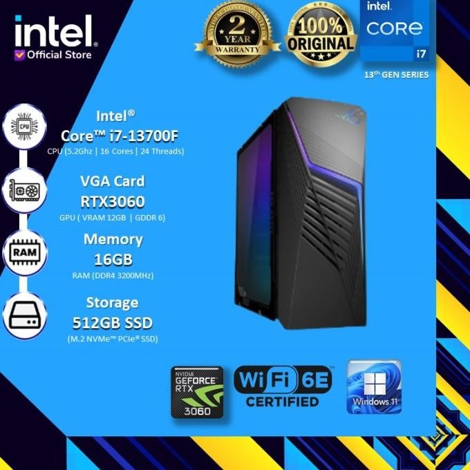 sale asus rog strix pc g13ch rtx3060 i7-13700f 16gb ssd 512gb+1tb w11