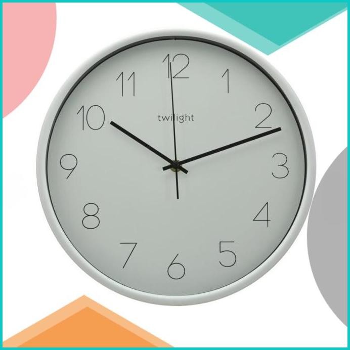 Informa Twilight Jam Dinding Wall Clock Jam Analog Ori Minimalis 07D35