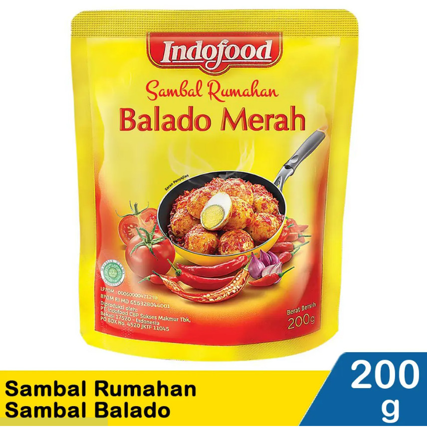 

Bumbu Indofood Sambal Balado Merah Original 100%