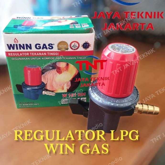 REGULATOR LAS LPG TEKANAN TINGGI WIN GAS LPG 12KG