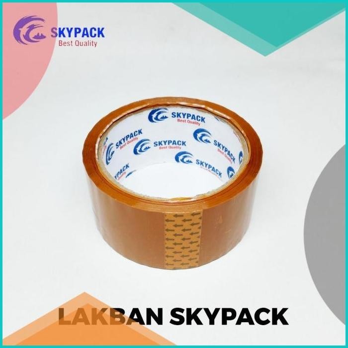 

[SKYPACK] LAKBAN BENING / COKLAT 4,5CM X 50YARD / LENGKET SEKALI 07D35
