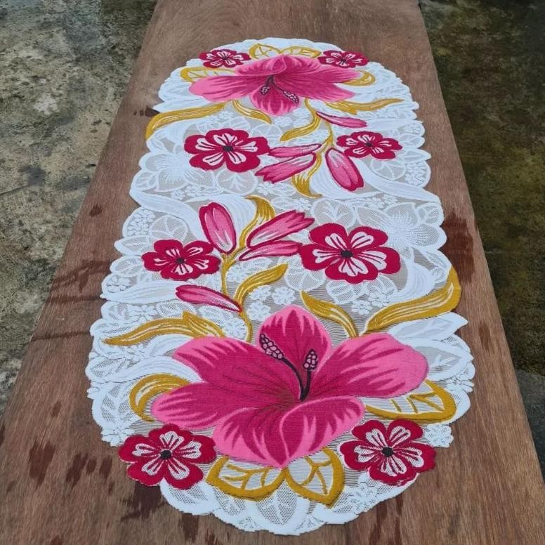 TAPLAK MEJA OVAL TAPLAK  MEJA RUANG TAMU CANTIK TAPLAK MEJA RUANG TAMU MEWAH