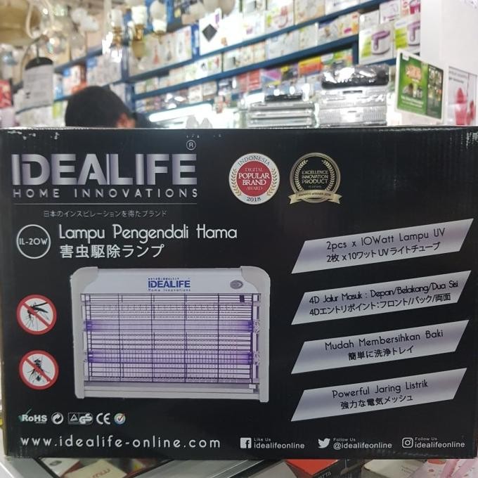 LAMPU PENGUSIR NYAMUK IDEALIFE