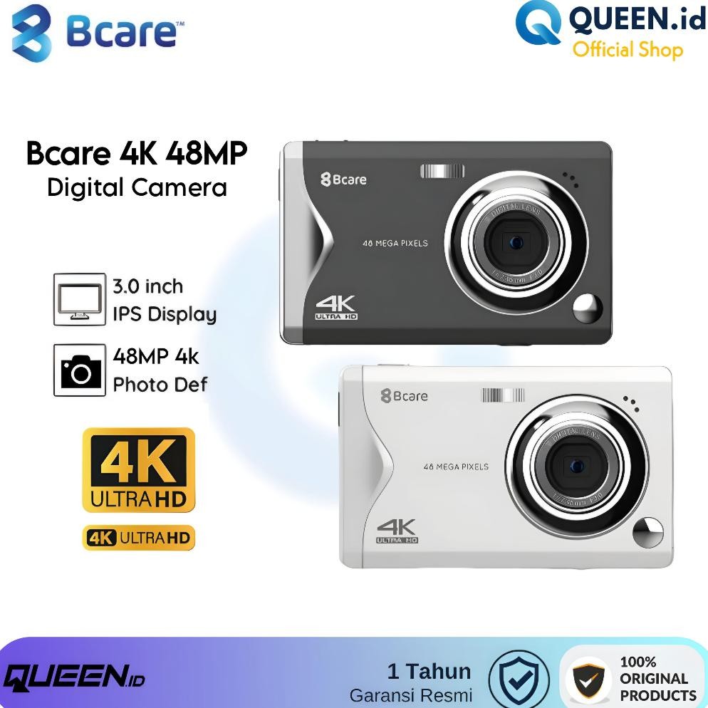 er-6 Bcare Mirrorless Digital Camera 48MP - Digital Kamera Pocket 4K 48 MP Murah