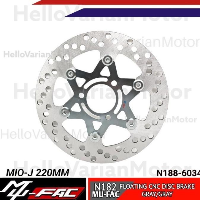 Cakram Depan MUFAC Floating Disc Mio J 3 Lubang 220mm N188