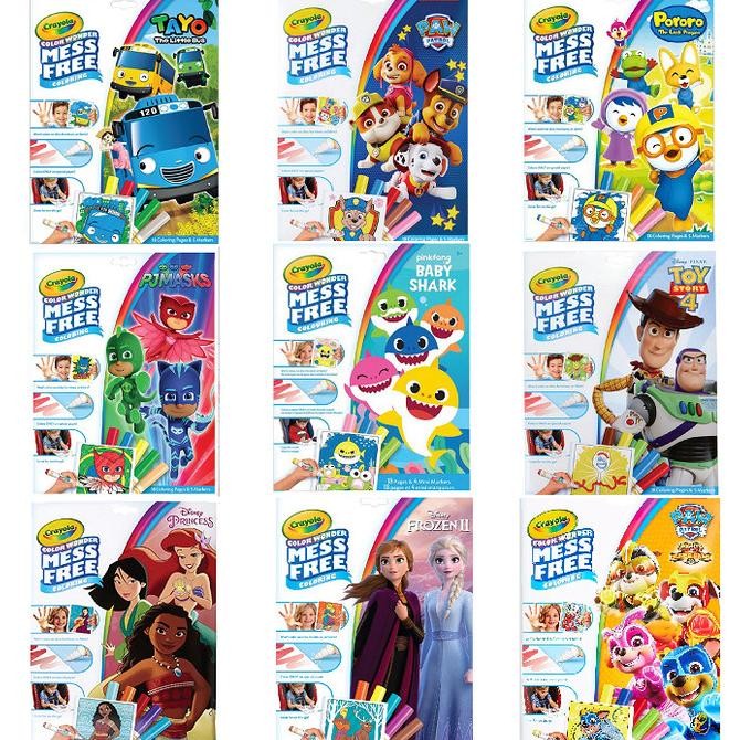 

Crayola Color Wonder Mess Free Coloring Pages & Markers