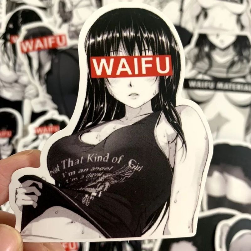 

Wrap* 25pcs Waifu Anime Aesthetic Outdoor Indoor Stiker Laptop Helm Skateboard Lemari Dll Wrap Skin Stiker Garksin CUSTOM Gratis (2pcs)