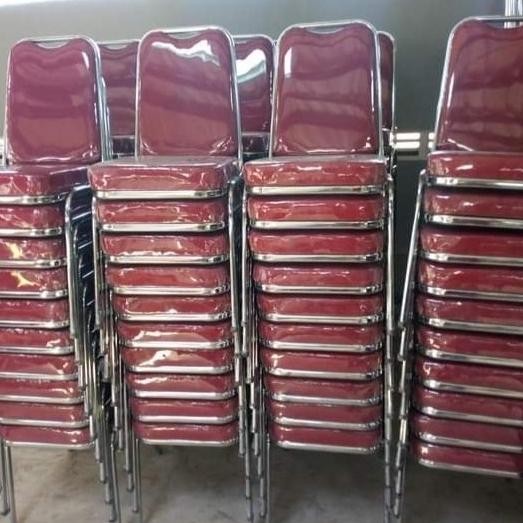 kursi susun futura / kursi pesta / kursi stainless