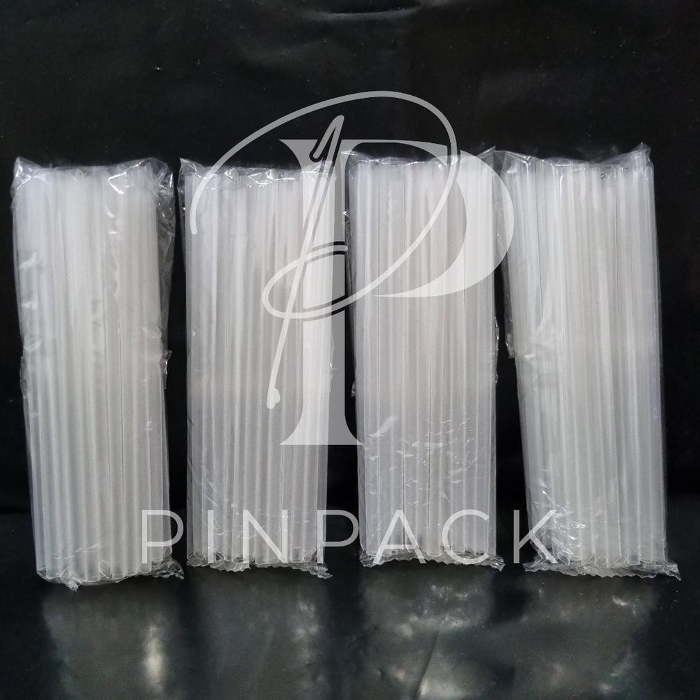 PENAWARAN TERBATAS Sedotan Air Aqua Gelas Cup Bening Runcing Lancip Kecil Mini Pendek AMDK ||