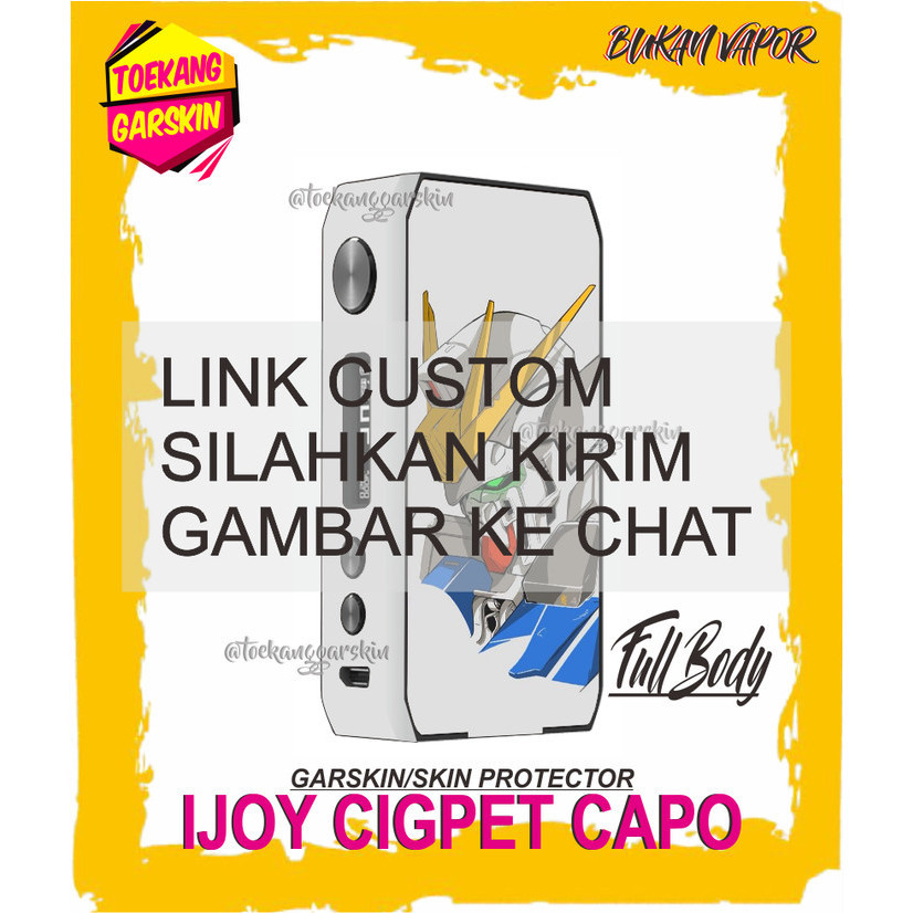 

Wrap* Cigpet Capo Wrap Skin Stiker Garksin CUSTOM Gratis (2pcs)