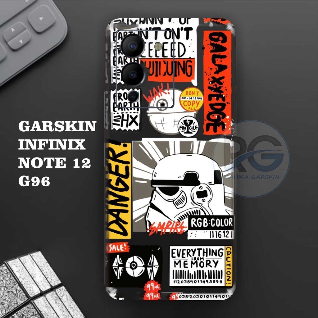 

Wrap* Infinix Note 12 Wrap Skin Stiker Garksin CUSTOM Gratis (2pcs)