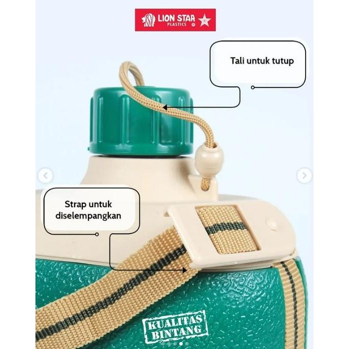 Lion Star Botol Air Minum HU-2 Hunter Cooler 1 L (Insulated)