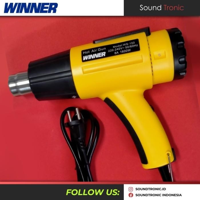 Heat Gun / Hot Air Gun Winner Low Watt (Watt Rendah)