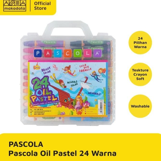 

Sale Crayon | Oil Pastel Pascola Isi 24 Warna Murah