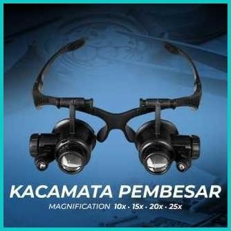 

Kacamata Pembesar Magnifier 25x dengan 2 LED Lampu 07D35Z4 get it fast