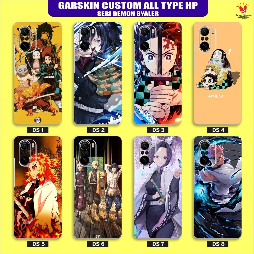 

Wrap* Demon Slayer All Type Xiaomi Poco Samsung Sony Iphone Dll Wrap Skin Stiker Garksin CUSTOM Gratis (2pcs)