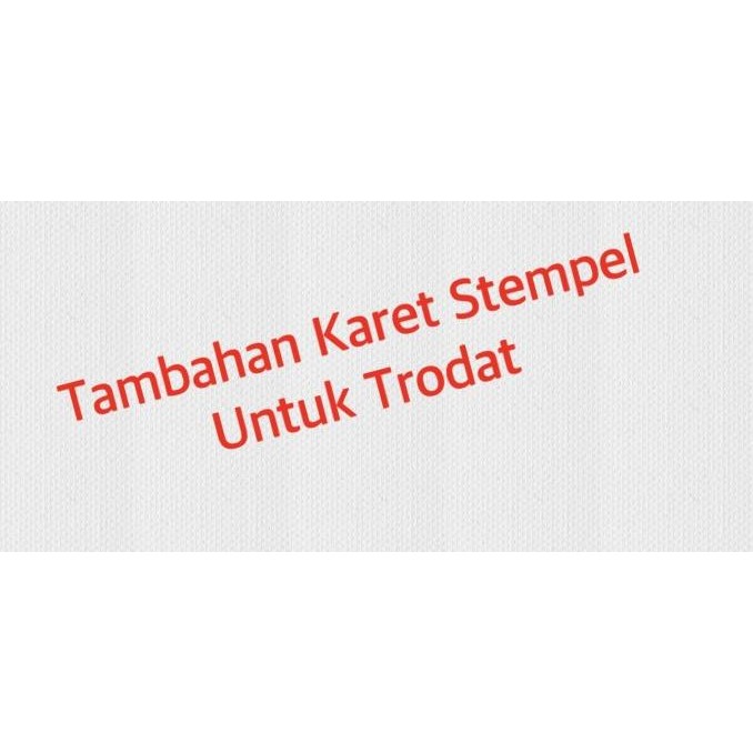 

New Stock !! Stempel Trodat Rubber Custom