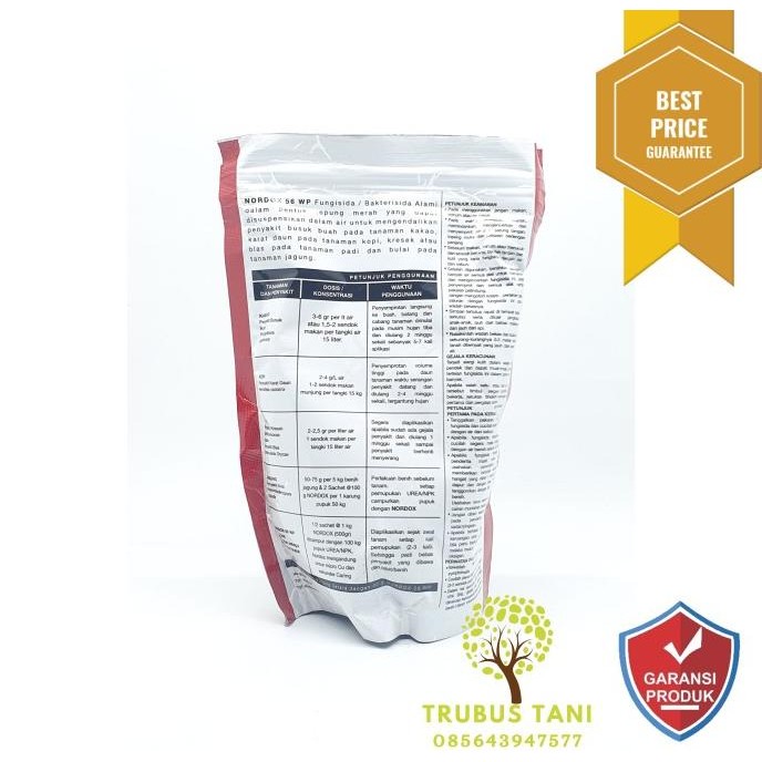 Fungisida Nordox 56 WP 500 gr - Fungisida/Bakterisida Alami