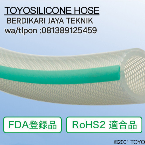 selang toyox toyosilicone size 1"inch TSI (25) selang foodgrade silicone benang