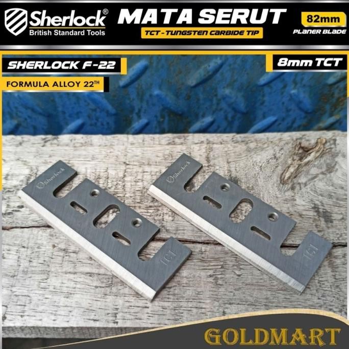 

Tersedia Mata Pisau Serut Kayu Mesin Planer TCT Sherlock 82 mm (extra Life 35%)