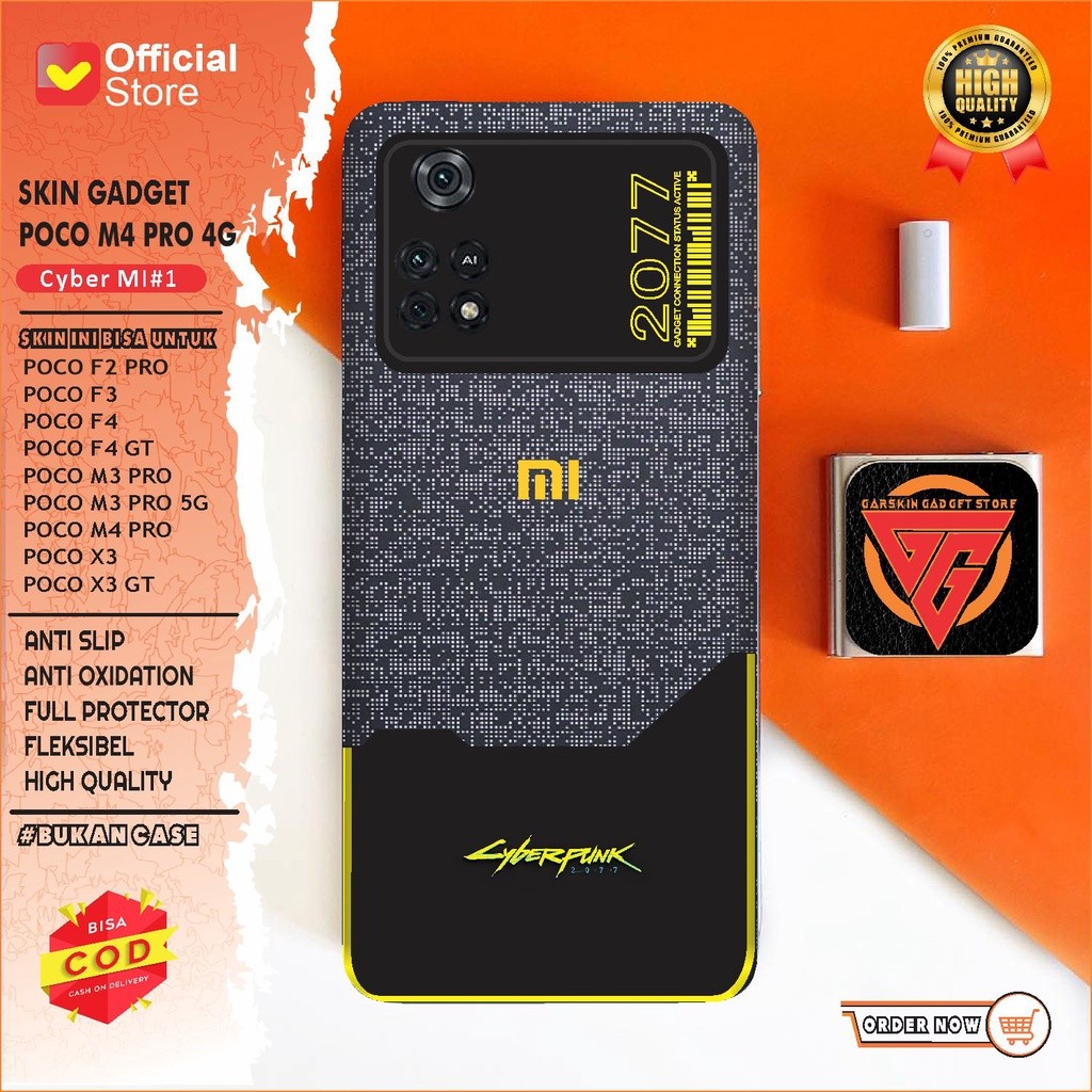 

Wrap* Poco M4 Pro Wrap Skin Stiker Garksin CUSTOM Gratis (2pcs)